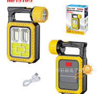 چراغ قوه خورشیدی و پاور بانک Hurry Bolt مدل HB-1516-5