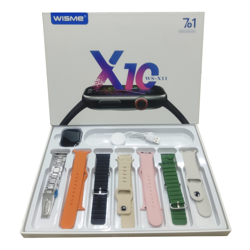 ساعت هوشمند دبلیو اِس مدلWS-11  کنترل موسیقی (Music Player) بند سیلیکون دارای 7 بند