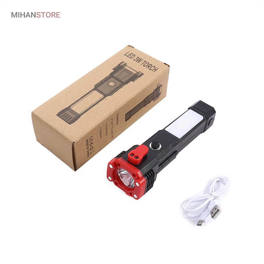 چراغ قوه 8 کاره  LED 3W Torch