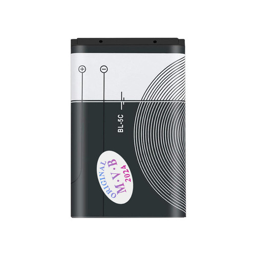 باتری موبایل مدل BL-5C ظرفیت 1020 میلی آمپر ساعت مناسب برای گوشی موبایل نوکیا 105 / 106 / 107 / 1200 / 1280
