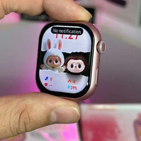 ساعت هوشمند ویسمی مدل Wisme-X68 Mini با قابلیت GPS به همراه ایرپاد بچه گانه دخترانه