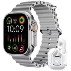 ساعت هوشمند wisme مدل wsx19 ultra3 همراه ایرپاد